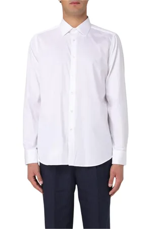 Manuel Ritz Homme, Chemises, Blanc, Taille: XL Chemise Blanche à Manches Longues