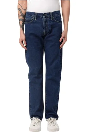 Carhartt Homme, Jeans, Bleu, Taille: W34 Jean Coupe Droite Bleu