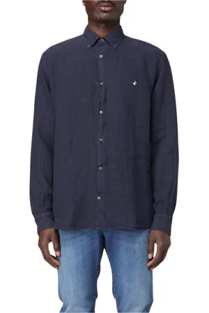 BROOKSFIELD Homme, Chemises, Bleu, Taille: M Chemise Blanche à Manches Longues