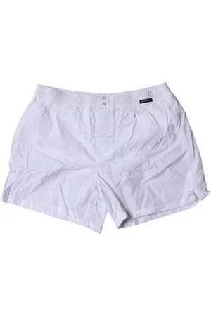Dolce & Gabbana Homme, Sous-vêtements, Blanc, Taille: S Boxers en Coton de Luxe