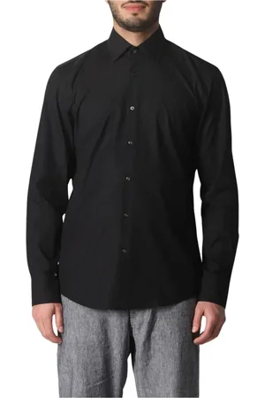 HUGO BOSS Homme, Chemises, Noir, Taille: M Chemise Noire à Manches Longues