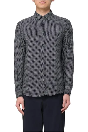Armani Exchange Homme, Chemises, Bleu, Taille: M Chemise Ajustée Bleu Marine