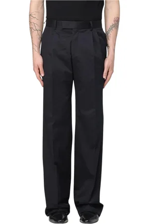 Karl Lagerfeld Homme, Pantalons, Noir, Taille: XL Pantalon plissé