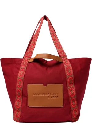 Coccinelle Femme, Sacs, Rouge, Taille: ONE Size Sac à Bandoulière Rouge avec Fermeture Éclair