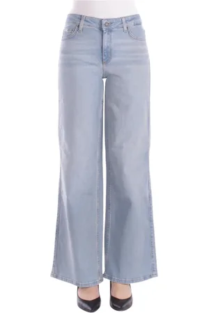 Guess Femme, Jeans, Bleu, Taille: W26 Jean Denim Bleu Clair avec Logo