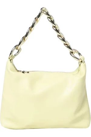 Patrizia Pepe Femme, Sacs, Jaune, Taille: ONE Size Sac Bandoulière Jaune à Chaîne