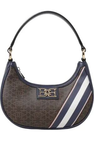 Bally Femme, Sacs, Brun, Taille: ONE Size Élégant sac bandoulière en demi-lune