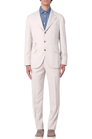 Brunello Cucinelli Homme, Costumes, , Taille: 2XL Costume Deux Pièces Élégance Intemporelle
