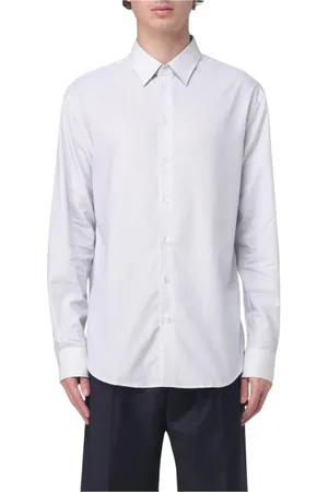 Emporio Armani Homme, Chemises, Blanc, Taille: M Chemise à rayures