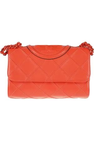 Tory Burch Femme, Sacs, Rouge, Taille: ONE Size Fleming Soft Small Convertible Shoulder Bag