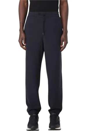 Emporio Armani Homme, Pantalons, Bleu, Taille: XL Joggers Beige Sophistiqués pour Homme