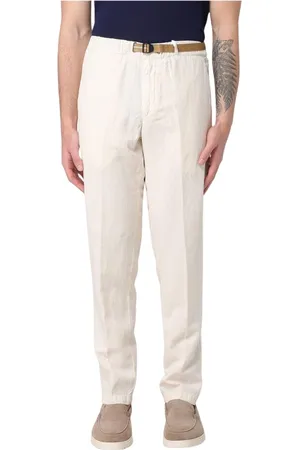 White Sand Homme, Pantalons, , Taille: S Pantalon Lin Décontracté Taille Élastique