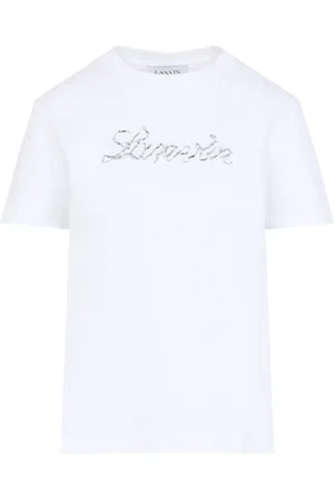 Lanvin Femme, Tops, Blanc, Taille: 38 FR T-shirt blanc pour femme