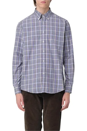 Paul & Shark Homme, Chemises, Multicolore, Taille: 4XL Chemise à Carreaux à Manches Longues Multicolore