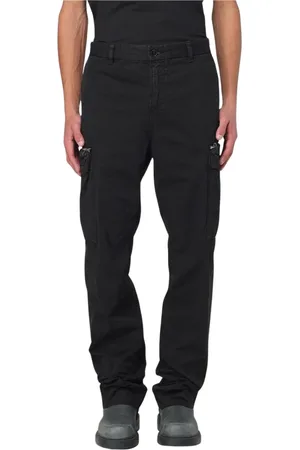 Diesel Homme, Pantalons, Noir, Taille: L Pantalon Cargo Multi Poches Élégant Noir