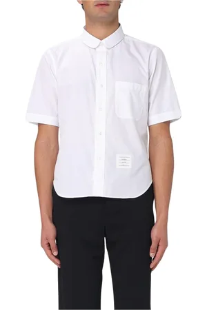 Thom Browne Homme, Chemises, Blanc, Taille: M Chemise Oxford Blanche Classique