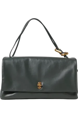 Marc Jacobs Femme, Sacs, Vert, Taille: ONE Size Élégant Sac à Bandoulière avec Fermoir Magnétique