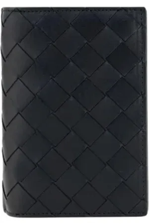 Bottega Veneta Homme, Accessoires, Noir, Taille: ONE Size Portefeuille Bi-Fold de Luxe