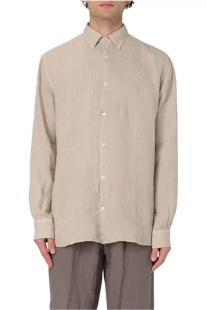 BROOKSFIELD Homme, Chemises, , Taille: 3XL Chemise en Lin Blanche