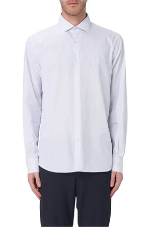 BROOKSFIELD Homme, Chemises, Blanc, Taille: 3XL Chemise Rayée Classique