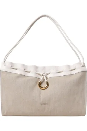 Coccinelle Femme, Sacs, Blanc, Taille: ONE Size Sac à bandoulière en cuir noir avec matériel doré