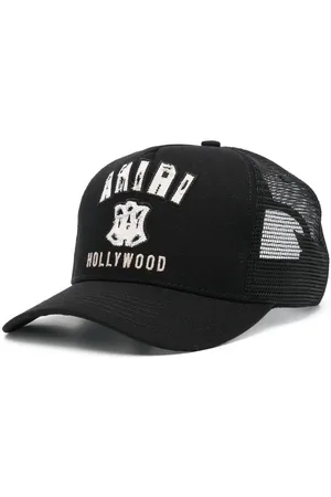 AMIRI Homme, Accessoires, Noir, Taille: ONE Size Casquette Noire Couronne Ronde Œillets