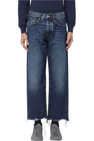 Cycle Homme, Jeans, Bleu, Taille: W33 Jean à ourlet brut pour homme