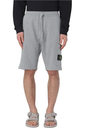 Stone Island Homme, Shorts, Gris, Taille: L Cargo Pocket Pantalons de survêtement Pantalons Noirs Élégants