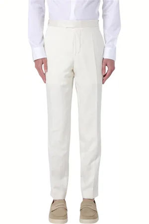 HUGO BOSS Homme, Pantalons, Blanc, Taille: XL Pantalon Droit Blanc