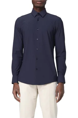 HUGO BOSS Homme, Chemises, Bleu, Taille: 4XL Chemise Bleue, Style Raffiné