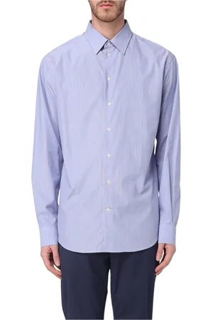 Emporio Armani Homme, Chemises, Bleu, Taille: 2XL Chemise Élégante Bleue