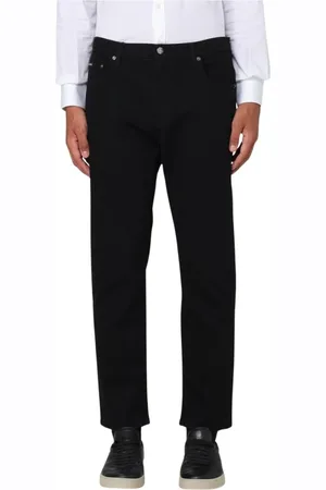Dolce & Gabbana Homme, Jeans, Noir, Taille: M Pantalon Noir Straight Leg
