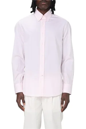 Brunello Cucinelli Homme, Chemises, Rose, Taille: S Chemise Élégante Rose à Manches Longues