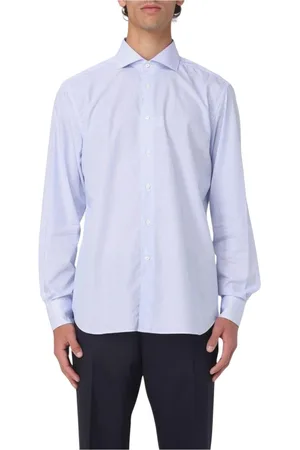 corneliani Homme, Chemises, Bleu, Taille: 3XL Chemise Rayée Bleue