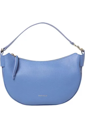 Coccinelle Femme, Sacs, Bleu, Taille: ONE Size Sac à Bandoulière Noir avec Fermeture Éclair
