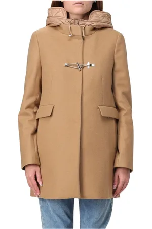 FAY Femme, Manteaux, Jaune, Taille: 40 FR Manteau Classique Matelassé Duffle