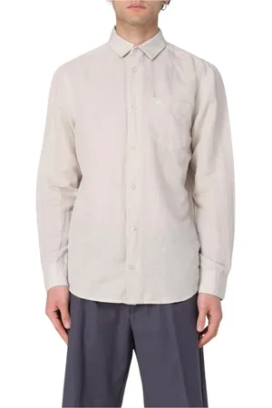 Calvin Klein Homme, Chemises, Gris, Taille: L Chemise Élégante Manches Longues Homme Gris