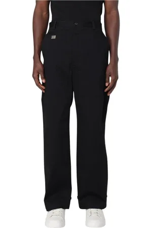 Dolce & Gabbana Homme, Pantalons, Noir, Taille: L Pantalon Cargo Noir Élégant et Confortable