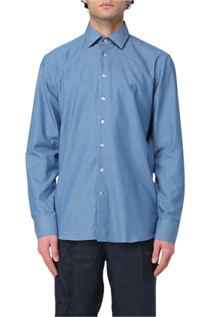 Etro Homme, Chemises, Bleu, Taille: M Chemise à manches longues au design élégant
