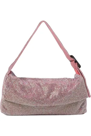 BENEDETTA BRUZZICHES Femme, Sacs, Rose, Taille: ONE Size Sac à bandoulière rose pailleté