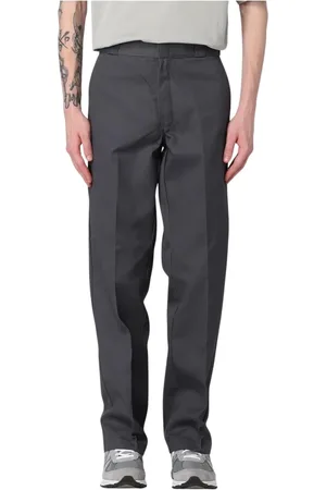 Dickies Homme, Pantalons, Gris, Taille: W30 Pantalon de travail blanc classique