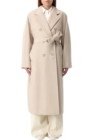 Max Mara Femme, Manteaux, , Taille: 30 FR Manteau Élégant en Sable