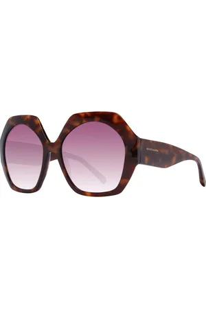 Scotch&Soda Femme, Accessoires, Brun, Taille: ONE Size Lunettes de Soleil Femme Marron Gradient Violet