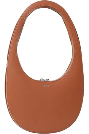 COPERNI Femme, Sacs, Brun, Taille: ONE Size Sac à Bandoulière en Cuir Demi-Lune