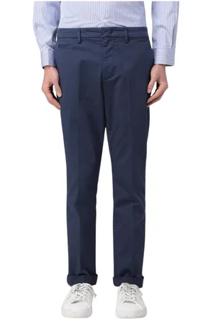 Dondup Homme, Pantalons, Bleu, Taille: W31 Chinos Classiques Straight Leg