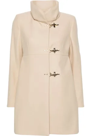 FAY Femme, Manteaux, , Taille: 42 FR Manteau Entonnoir en Laine Mélangée
