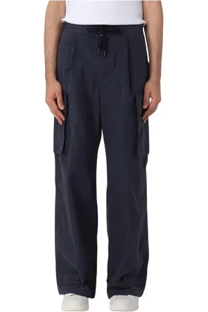 Dolce & Gabbana Homme, Pantalons, Bleu, Taille: M Pantalon Cargo Élégant avec Poches Multiples