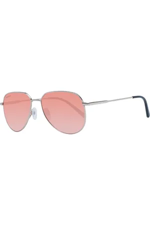 Serengeti Unisex, Accessoires, Rose, Taille: ONE Size Lunettes de Soleil Rondes Or Rose