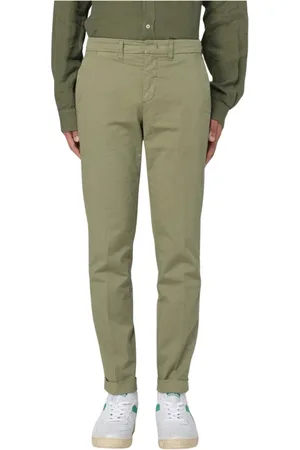 FAY Homme, Pantalons, Vert, Taille: W33 Pantalon Chino Beige pour Homme