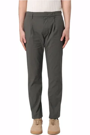 Dondup Homme, Pantalons, Gris, Taille: W32 Pantalon Gris Plissé pour Homme